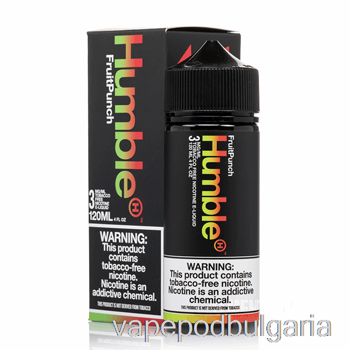 Vape Bulgaria Fruit Punch - Humble Juice Co - 120ml 3mg